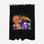 Nerdluck Galaxy-none polyester shower curtain-Millersshoryotombo