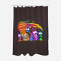 Nerdluck Galaxy-none polyester shower curtain-Millersshoryotombo