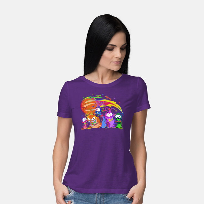 Nerdluck Galaxy-womens basic tee-Millersshoryotombo