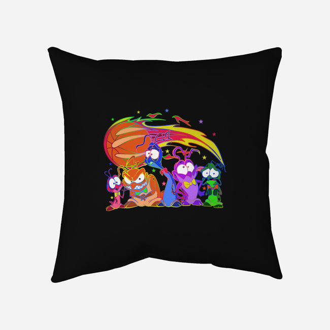 Nerdluck Galaxy-none removable cover w insert throw pillow-Millersshoryotombo