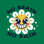 No Brain No Pain-none removable cover w insert throw pillow-NemiMakeit