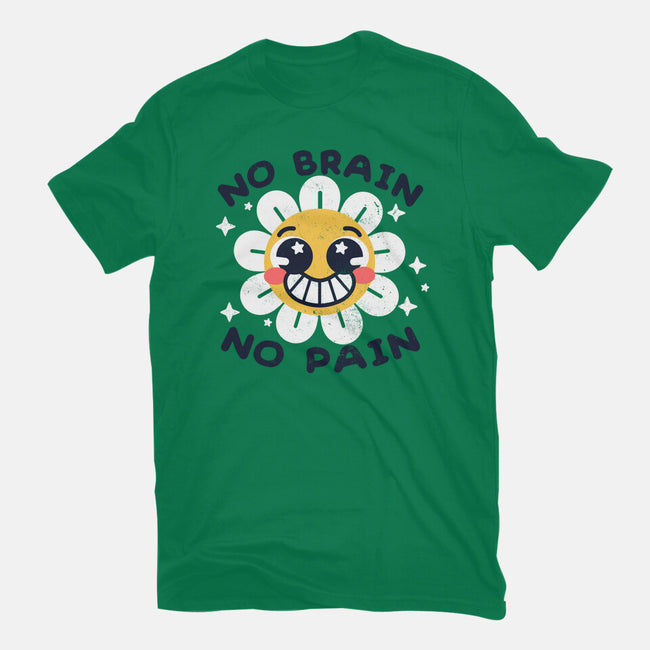 No Brain No Pain-mens heavyweight tee-NemiMakeit