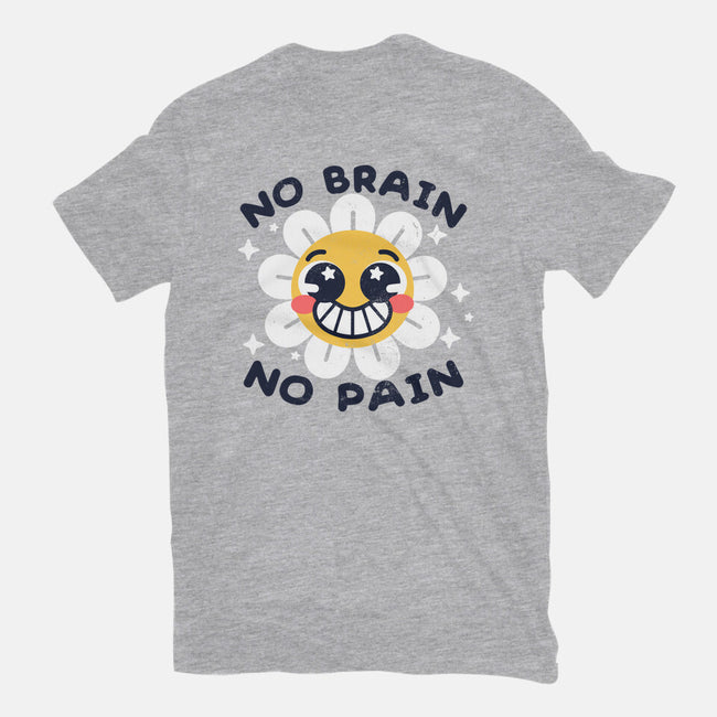No Brain No Pain-womens fitted tee-NemiMakeit