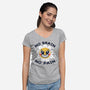 No Brain No Pain-womens v-neck tee-NemiMakeit