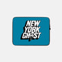 New York Ghost-none zippered laptop sleeve-Getsousa!