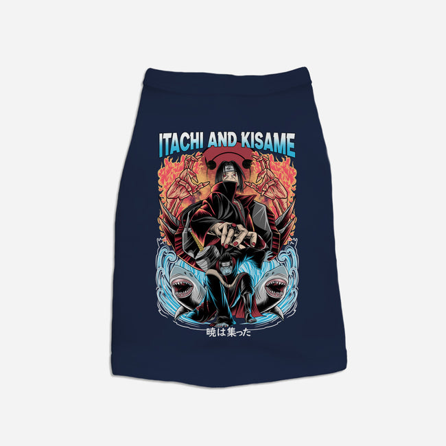 Itachi And Kisame-dog basic pet tank-Rudy