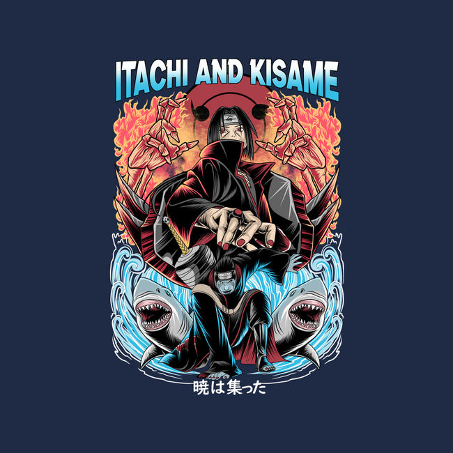 Itachi And Kisame-womens fitted tee-Rudy