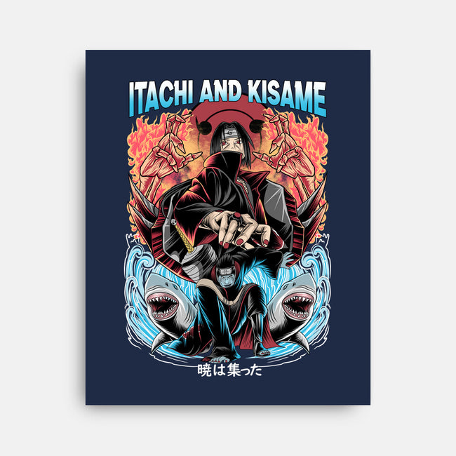 Itachi And Kisame-none stretched canvas-Rudy