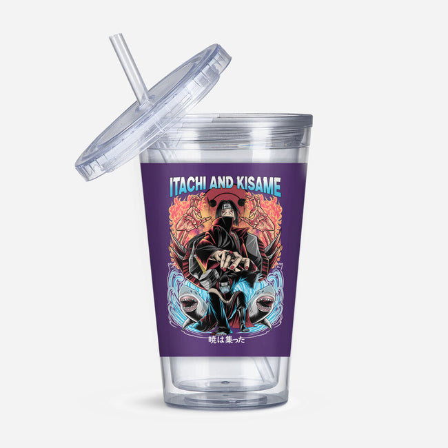 Itachi And Kisame-none acrylic tumbler drinkware-Rudy