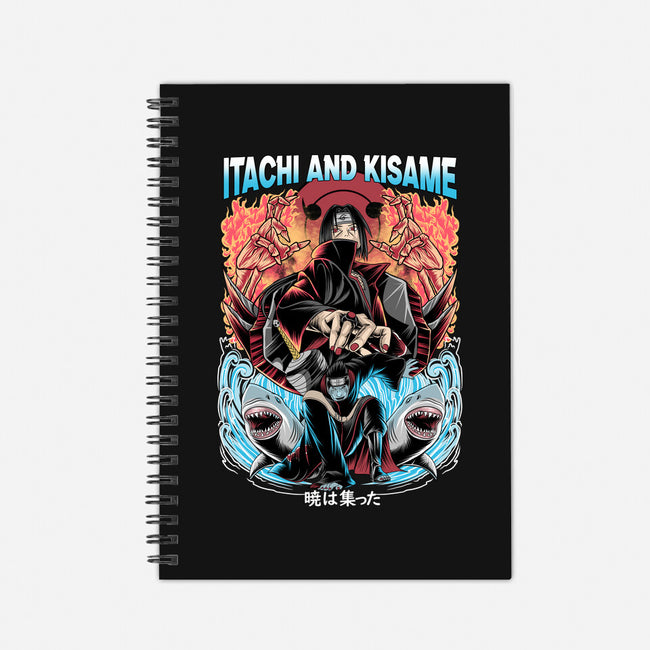 Itachi And Kisame-none dot grid notebook-Rudy