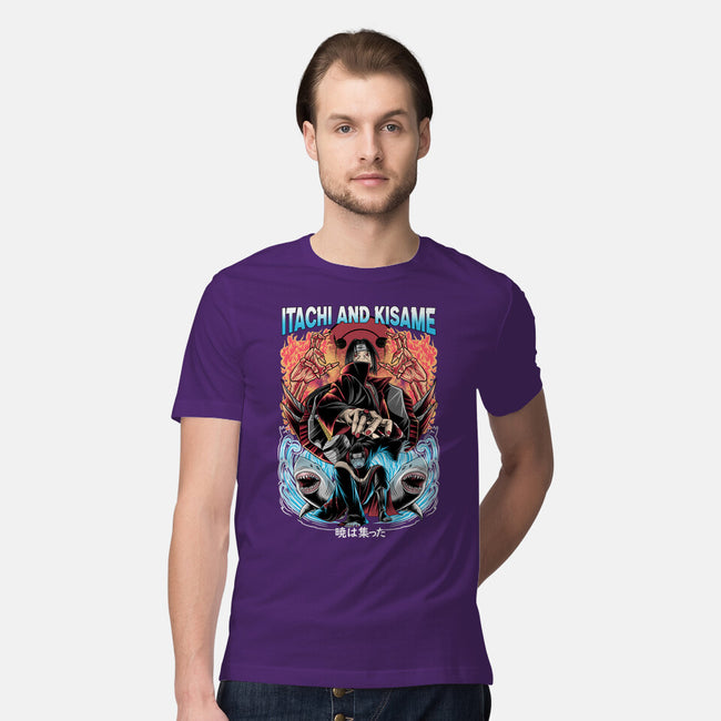 Itachi And Kisame-mens premium tee-Rudy