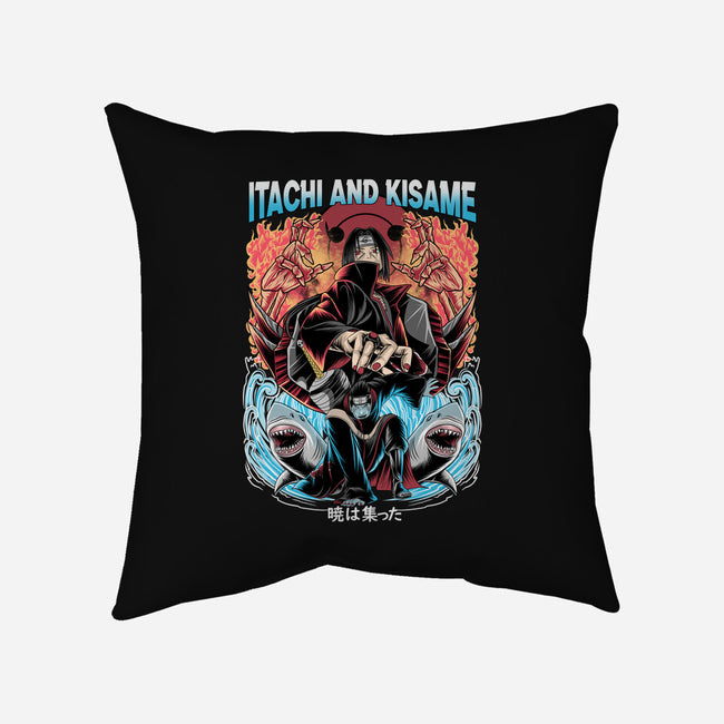 Itachi And Kisame-none removable cover w insert throw pillow-Rudy