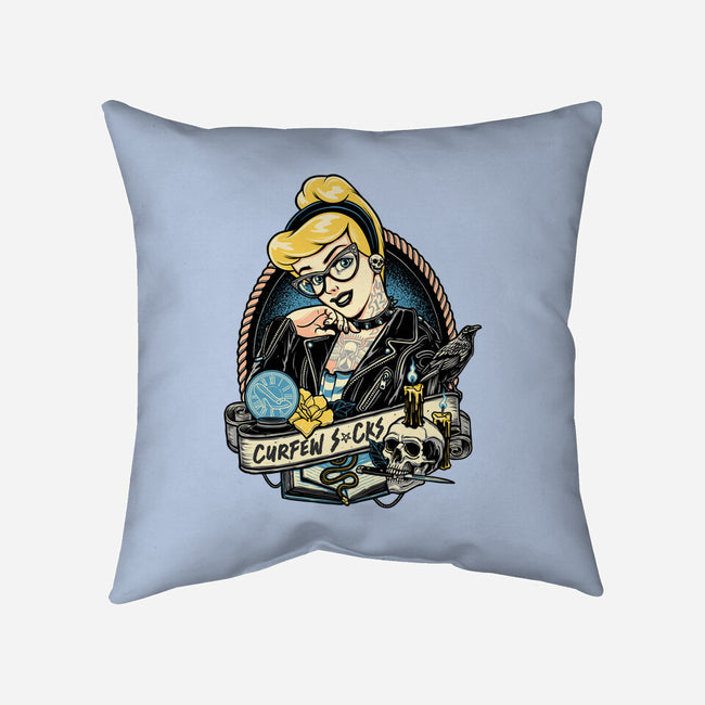 Curfew Sucks-none removable cover w insert throw pillow-momma_gorilla