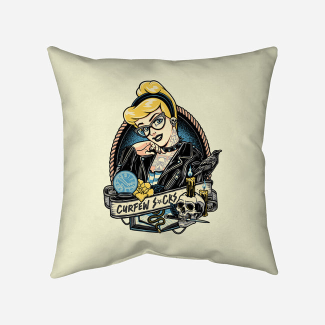Curfew Sucks-none removable cover w insert throw pillow-momma_gorilla
