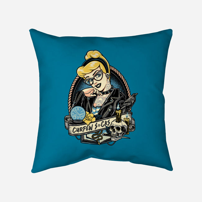 Curfew Sucks-none removable cover w insert throw pillow-momma_gorilla