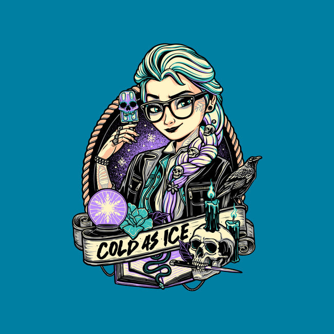 Cold As Ice-womens fitted tee-momma_gorilla