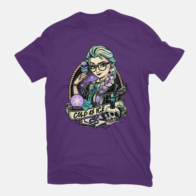 Cold As Ice-womens fitted tee-momma_gorilla