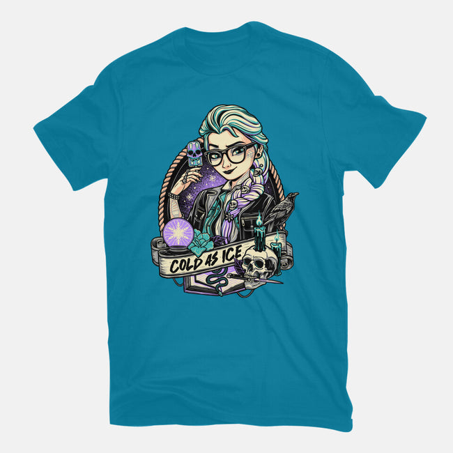 Cold As Ice-womens fitted tee-momma_gorilla
