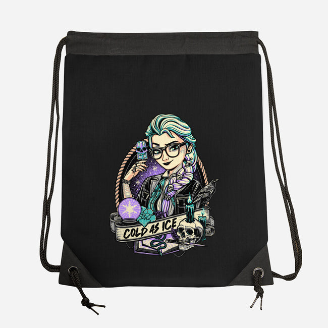 Cold As Ice-none drawstring bag-momma_gorilla