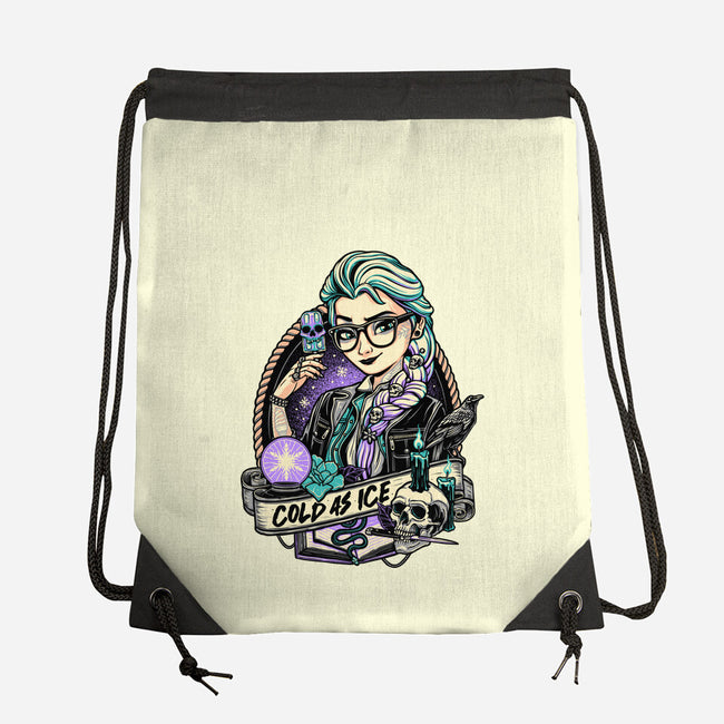 Cold As Ice-none drawstring bag-momma_gorilla