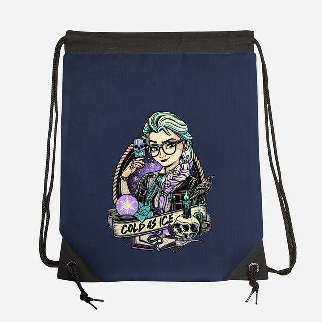 Cold As Ice-none drawstring bag-momma_gorilla