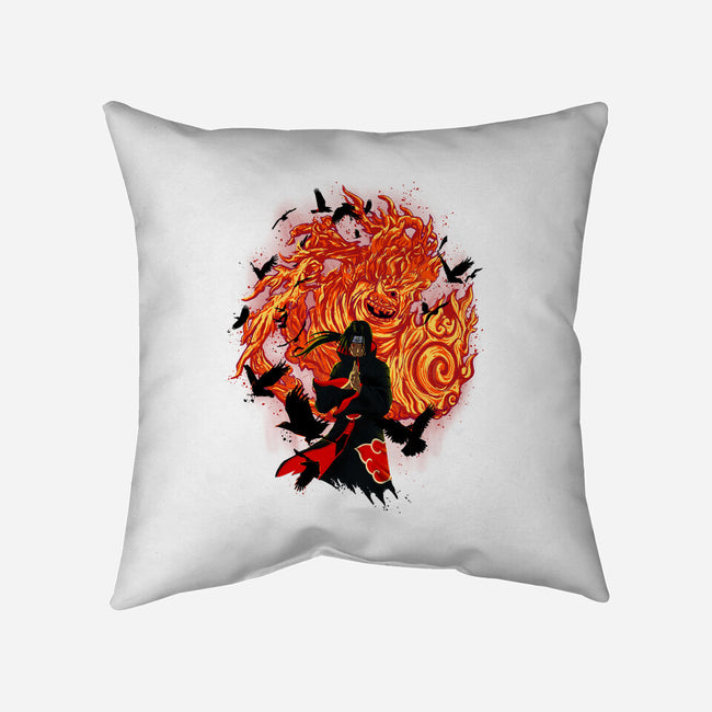 Uchiha Sacrifice-none removable cover throw pillow-Ionfox