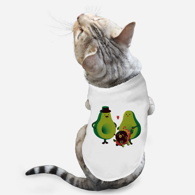 Avocado Family-cat basic pet tank-tobefonseca