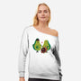 Avocado Family-womens off shoulder sweatshirt-tobefonseca