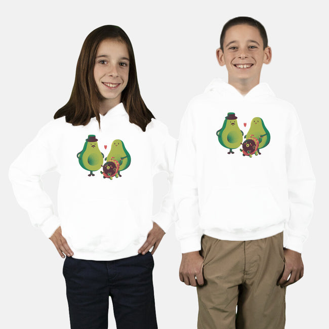 Avocado Family-youth pullover sweatshirt-tobefonseca