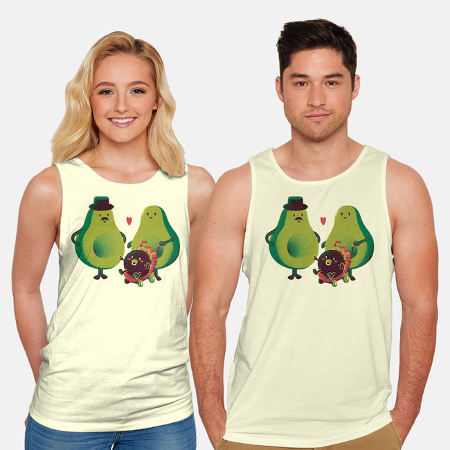 Avocado Family-unisex basic tank-tobefonseca