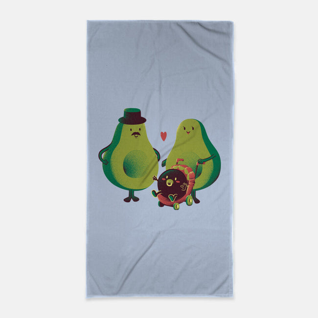 Avocado Family-none beach towel-tobefonseca