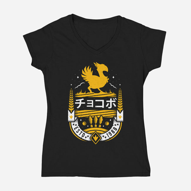 Kweh!-womens v-neck tee-Alundrart