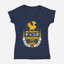 Kweh!-womens v-neck tee-Alundrart