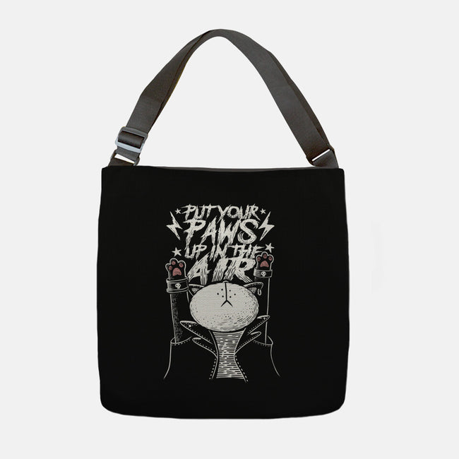 Put Your Paws Up-none adjustable tote bag-erion_designs