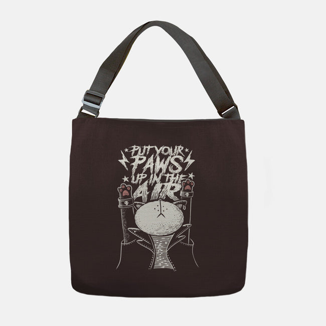 Put Your Paws Up-none adjustable tote bag-erion_designs