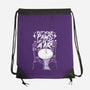 Put Your Paws Up-none drawstring bag-erion_designs