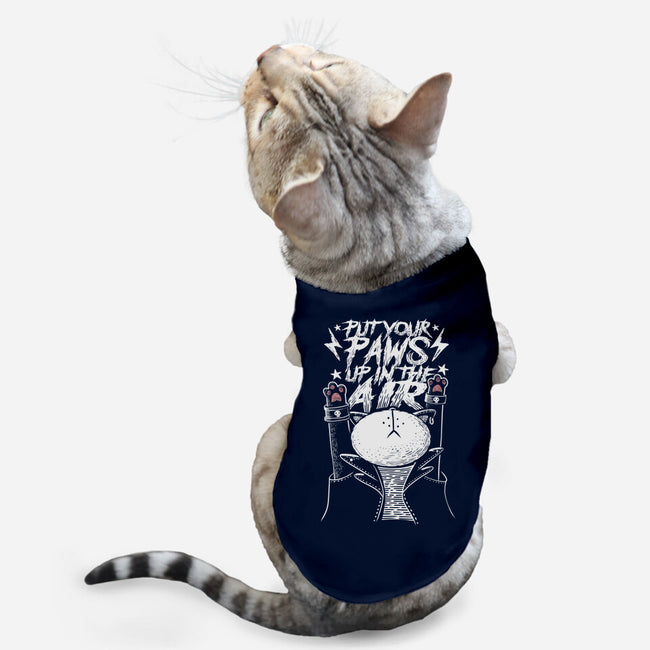 Put Your Paws Up-cat basic pet tank-erion_designs