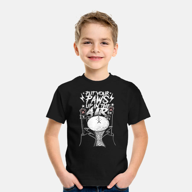 Put Your Paws Up-youth basic tee-erion_designs