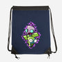 Double Personality-none drawstring bag-nickzzarto
