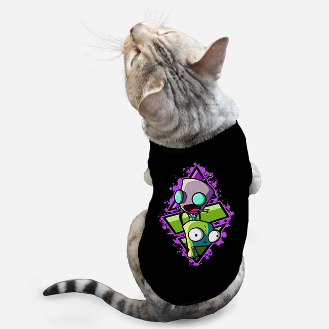 Double Personality-cat basic pet tank-nickzzarto