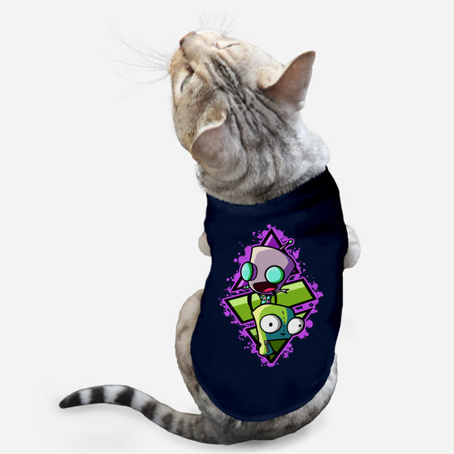 Double Personality-cat basic pet tank-nickzzarto