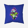 Double Personality-none removable cover w insert throw pillow-nickzzarto