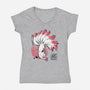 Magical Fox-womens v-neck tee-xMorfina