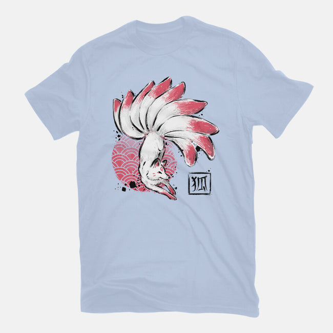 Magical Fox-womens fitted tee-xMorfina