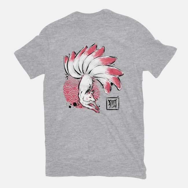 Magical Fox-womens fitted tee-xMorfina