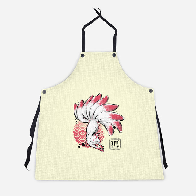 Magical Fox-unisex kitchen apron-xMorfina