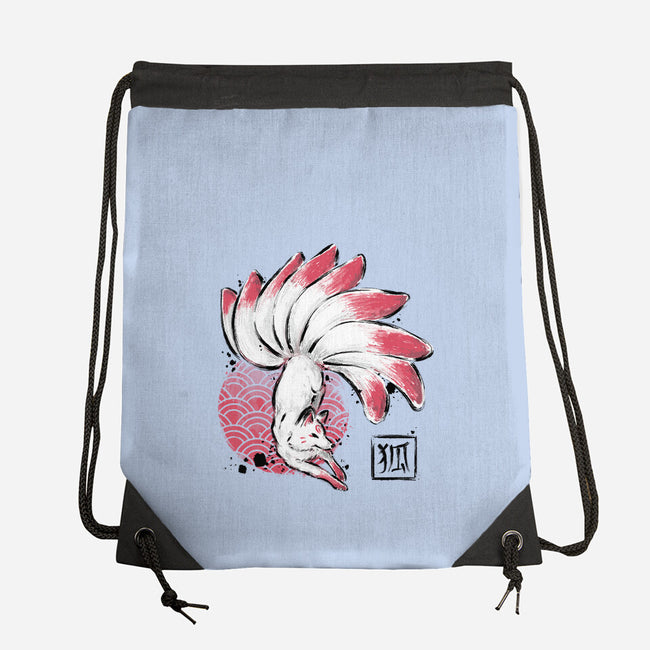Magical Fox-none drawstring bag-xMorfina
