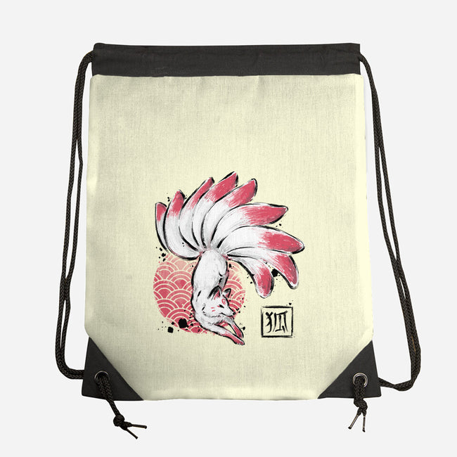 Magical Fox-none drawstring bag-xMorfina