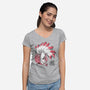 Magical Fox-womens v-neck tee-xMorfina