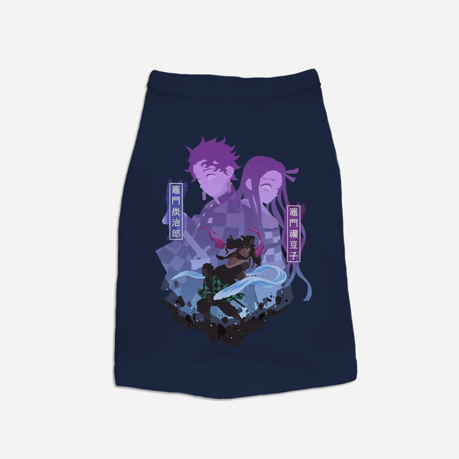 Tanjiro X Nezuko-cat basic pet tank-SipakatauDesign